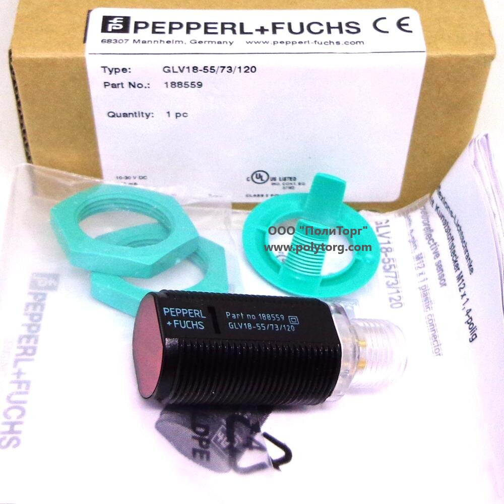Оптический датчик Pepperl Fuchs GLV18-55-G/73/120